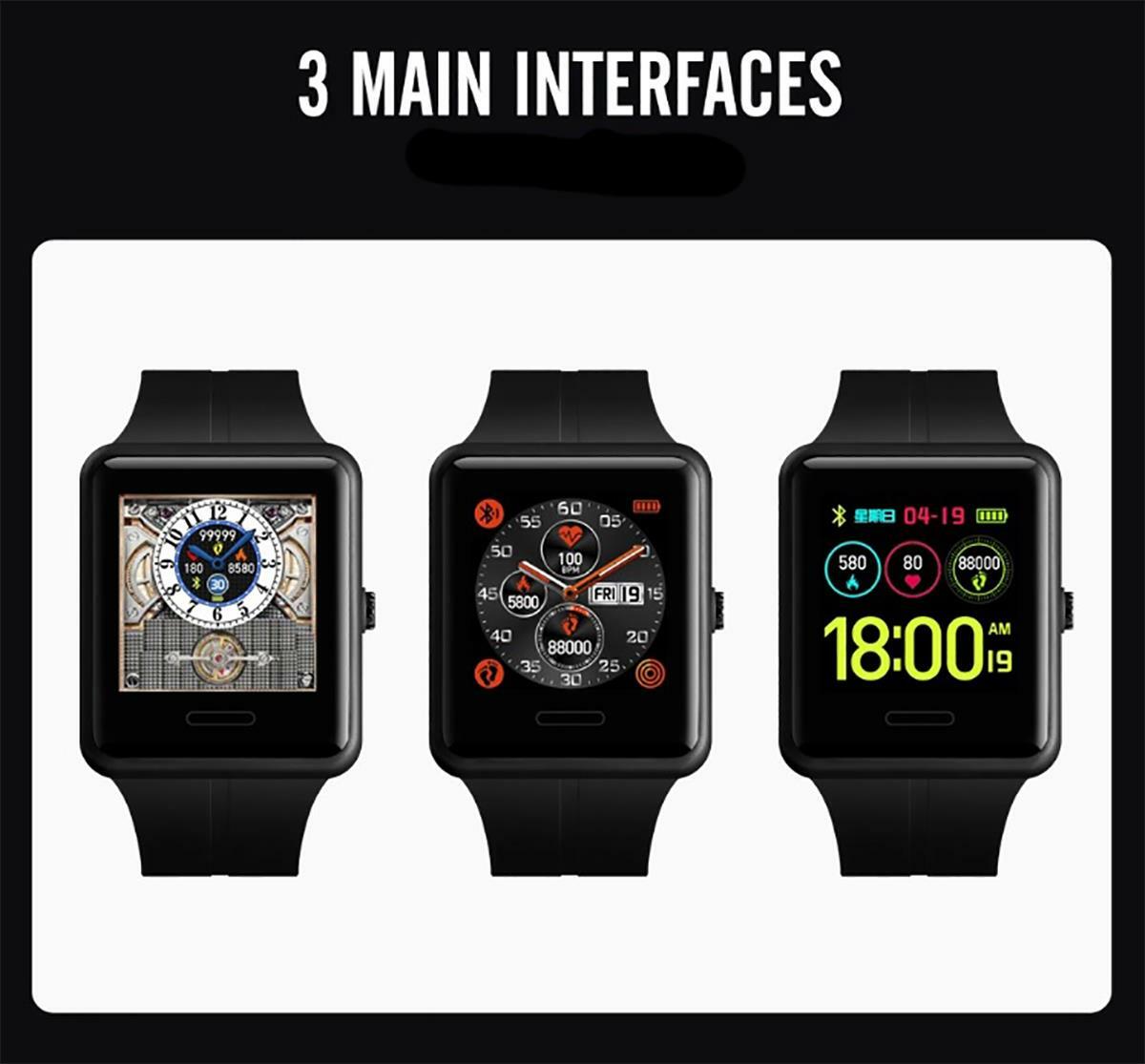 NEW Skmei Smart Watch Android App Pedometer Heart Rate Messages