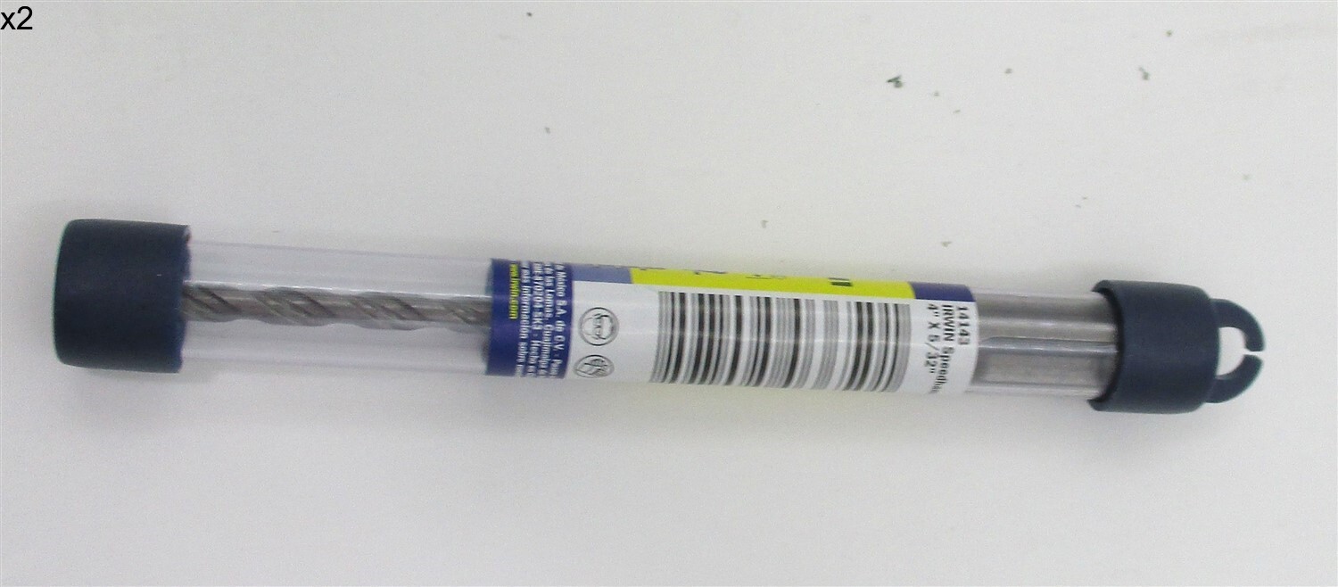 Irwin 5/32″ Diam, SDS-Plus Shank, Carbide-Tipped Rotary & Hammer Drill Bit, X2