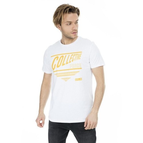 Jack&Jones T-Shirt Da Uomo Bianco Taglia L Cotone Manica Corta Girocollo Casual - Picture 7 of 10