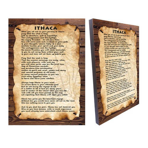 Ithaca poem by Constantine Cavafy, Ithaka Konstantinos Petrou Kavafis - 第 1/6 張圖片