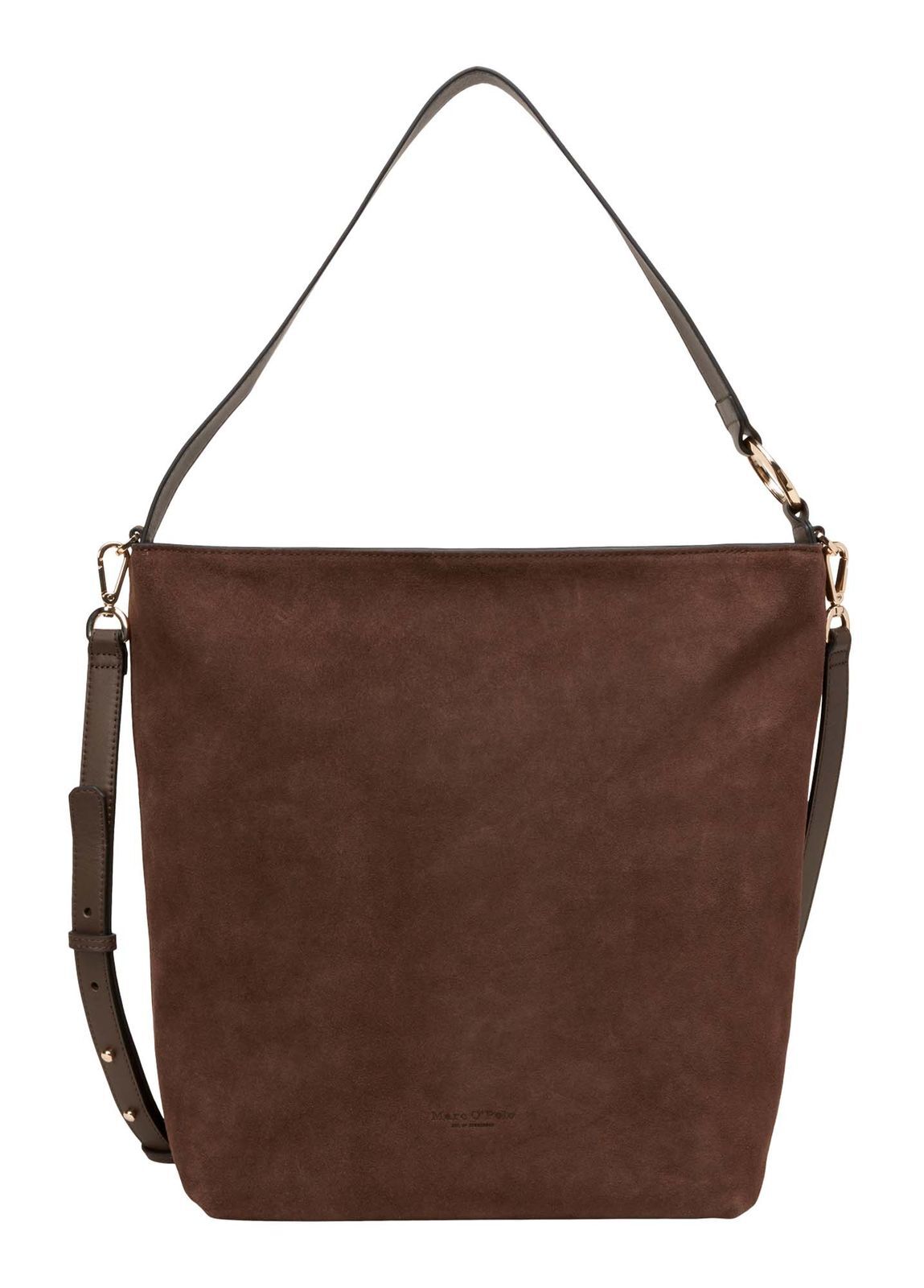 Marc O'Polo shoulder bag Dunja Hobo Bag M Dark Brown