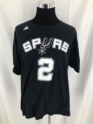 Adidas Go To Tee San Antonio Spurs Leonard 2 Short Sleeve Black