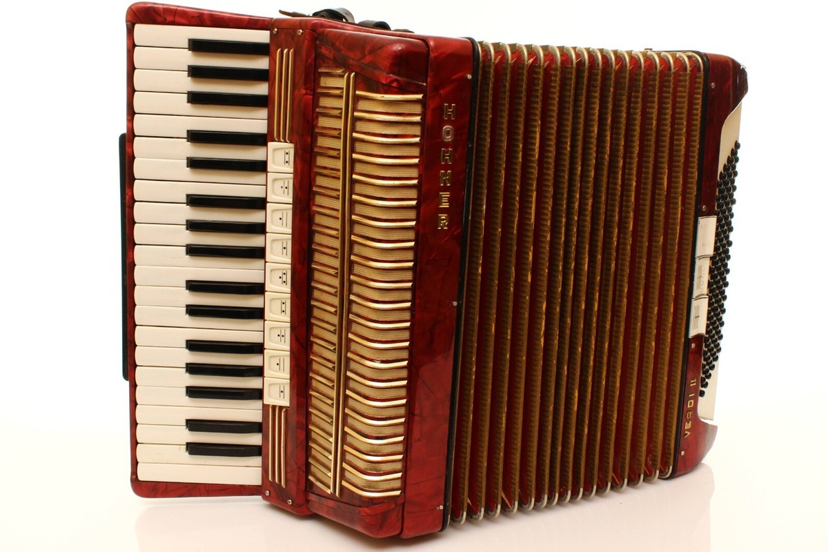 Accordion Hohner Verdi II 96 bass Vintage LMM Akkordeon Accordion Hohner Verdi II 96 bass Vintage LMM Akkordeon