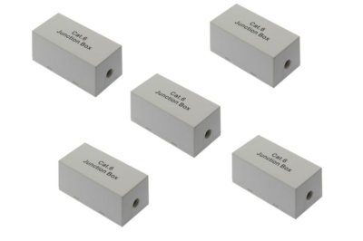 5 Pack CAT.6 Junction Box 110 Punch Down Ethernet LAN Joiner Inline Adapter