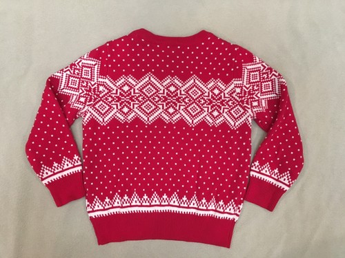 Hanna Andersson Christmas Sweater Nwt $58 Boys Girls 100 Nordic Red - Picture 5 of 5