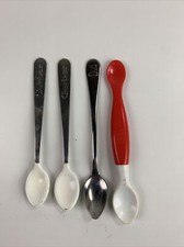 2 Oneida GERBER Infant Feeding Spoons 5 1/2 Stainless Flatware bonus