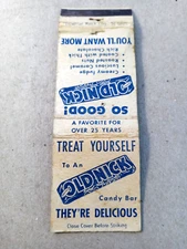 Vintage Matchbook: Old Nick Candy Bars