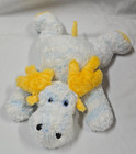Ty Baby Pluffies Cutsiemoosie Moose Soft Plush 13" Stuffed Toy Lovey Blue Rattle