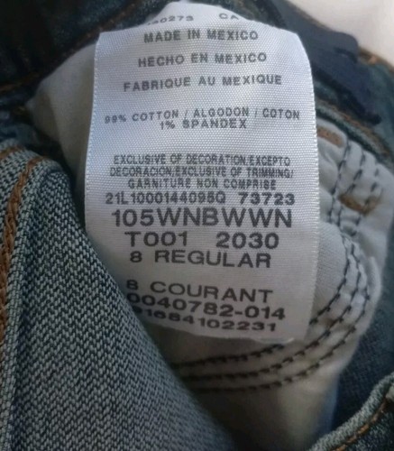 NWT Wrangler Boys Jeans Five Star Premium Boot Cut Flex Adj Waist SZ 8 Regular - Picture 10 of 10