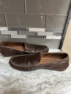 Frye Lewis Venetian Loafers Mens 9D Brown Suede Driving Moc Slip On SZ 9 Frye Lewis Venetian Shoe - Pants Store main image 2