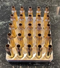 6mm Creedmoor  Reloading Block / Tray Precision CNC Machined from Billet Alum.