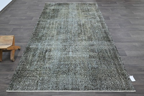 Oushak Turkish Vintage Rug 5x9 Kilim Rug Anatolian Handmade Boho Decor BLACK