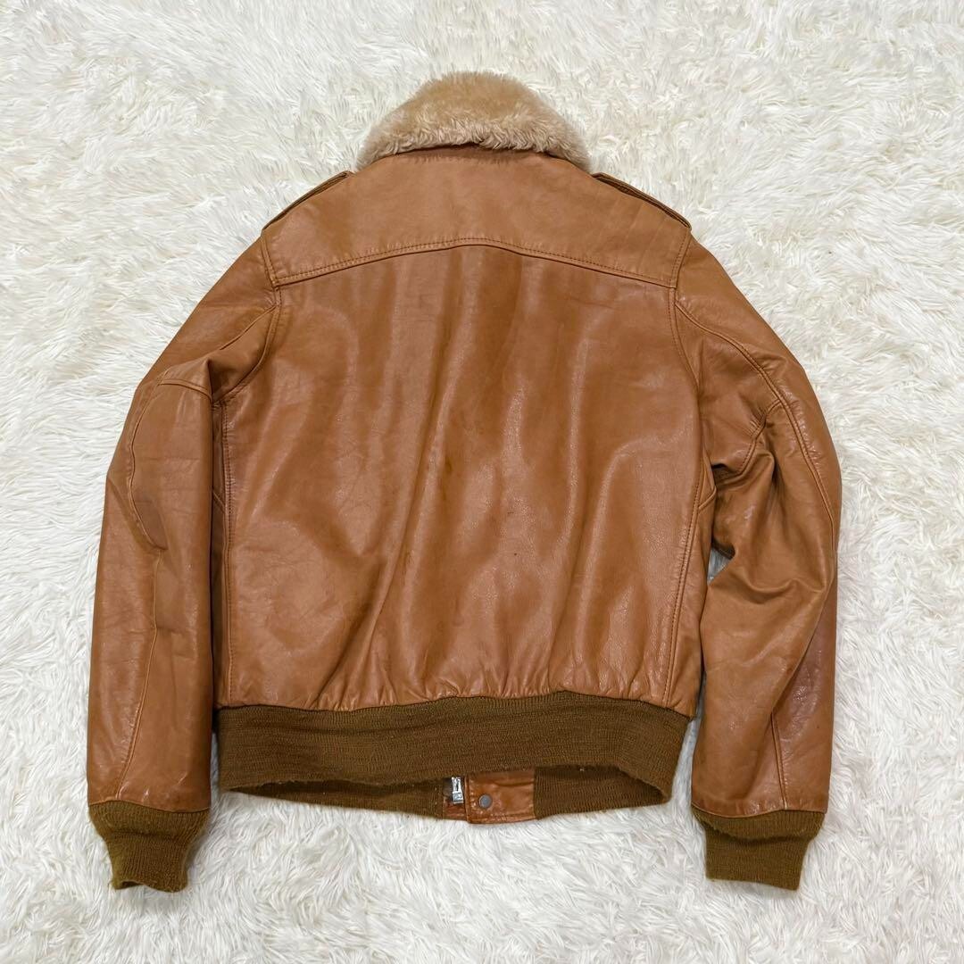 希少✨schott フライトジャケット　674MS ブラウン　38 Schott I-S-674-M-S Leather Flight Bomber Jacket Camel Brown