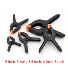 2" -6" Nylon Tools Micro Toggle Clamps Spring Clip Woodworking Grip Hard Plastic