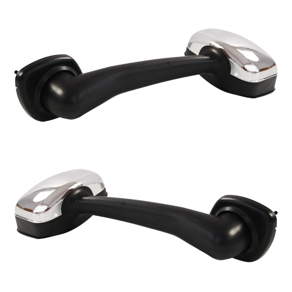 For 2008-2016 Freightliner Cascadia Hood Mirrors Chrome Manual LH+RH Side Pair - Image 3 of 4