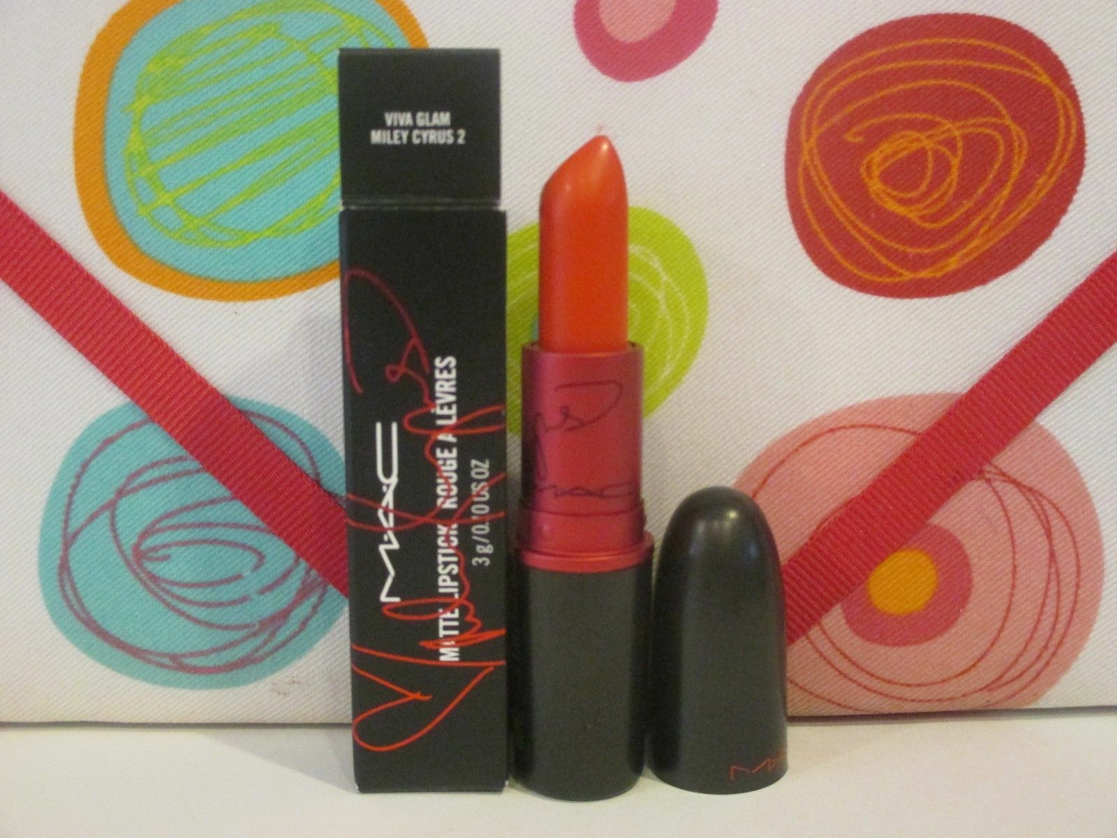 MAC Matte Lipstick Viva Glam Miley Cyrus 2 0.10 oz Boxed