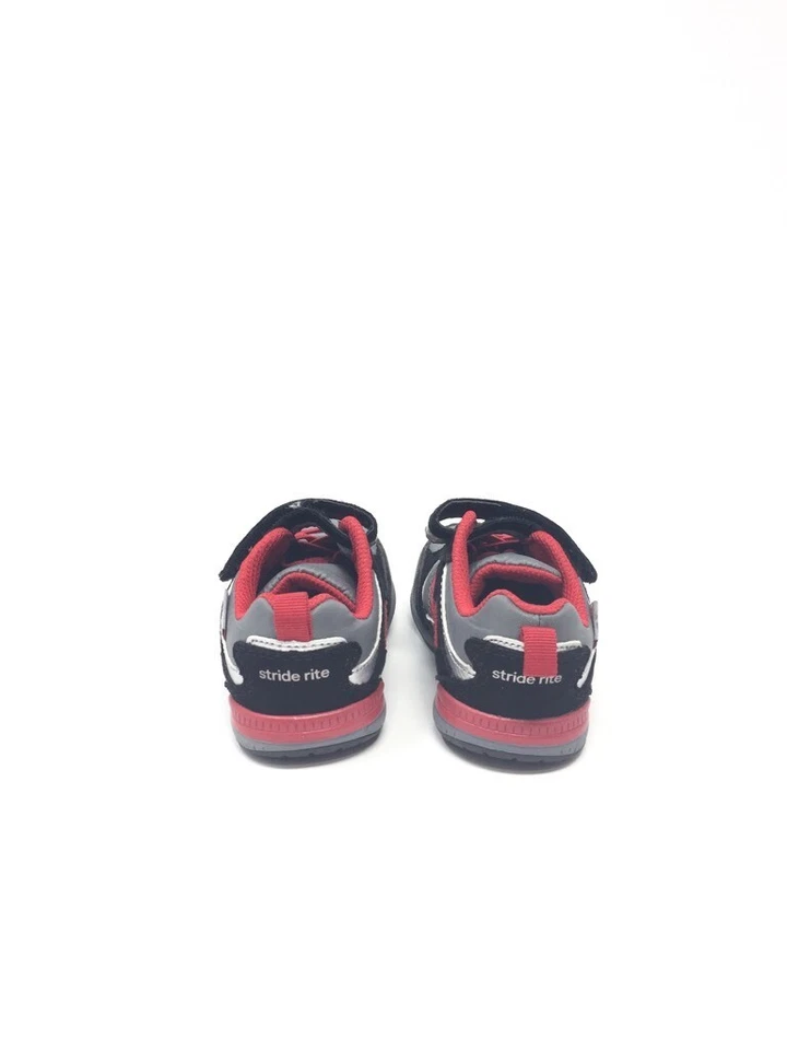Stride Rite Kids Sneakers Blue Red Casual Trainers Made 2 Play Shoes Infant 5 - Image 3 of 4