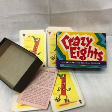 The Crazy Eights Cards by Whitman Publishing Co. No. 4119 Instruction Card
