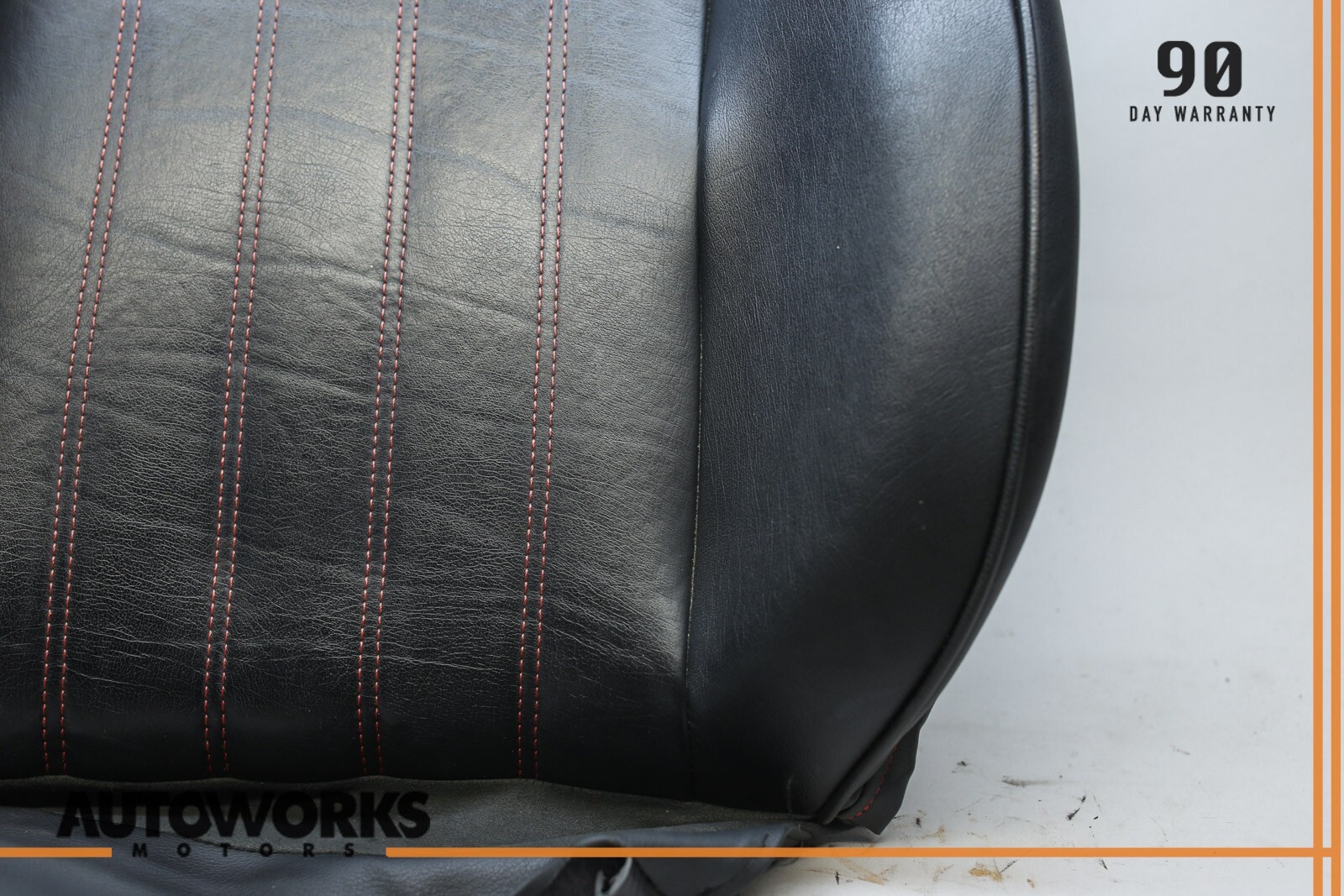 03-08 Maserati Quattroporte M139 Front Right Top Upper Seat Cushion Black OEM