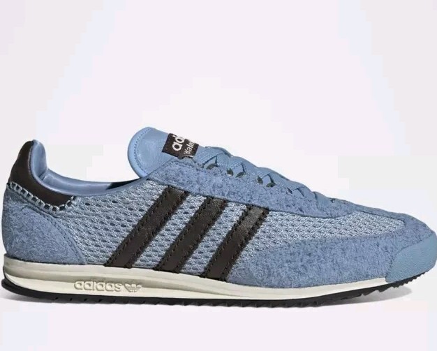 Size 13 - adidas Wales Bonner SL76 Mesh Leather Shoes IE1664) Ash