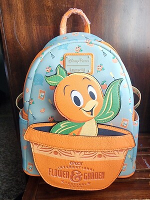 Disney Loungefly 2024 Epcot Flower Garden Festival Orange  display picture 1