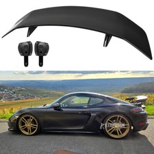 Gloss Black 47" Rear Trunk Spoiler Lip Wing For Porsche 911 718 Cayman Boxser