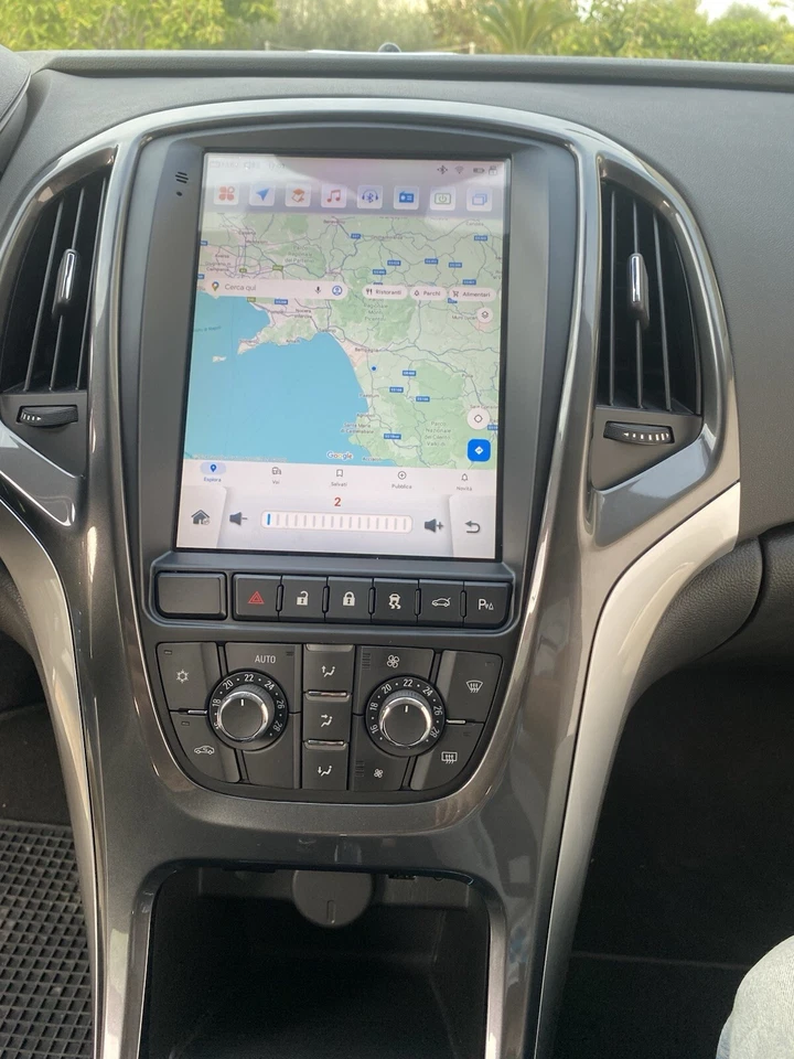 CARPLAY Autoradio Stereo 2din Wifi Gps BT Android Auto navigatore Opel Astra J - Immagine 2 di 4