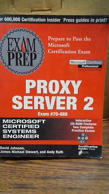 MCSE Proxy Server 2 by Michael Stewart (1998, CD-ROM / Paperback)(B-71H)