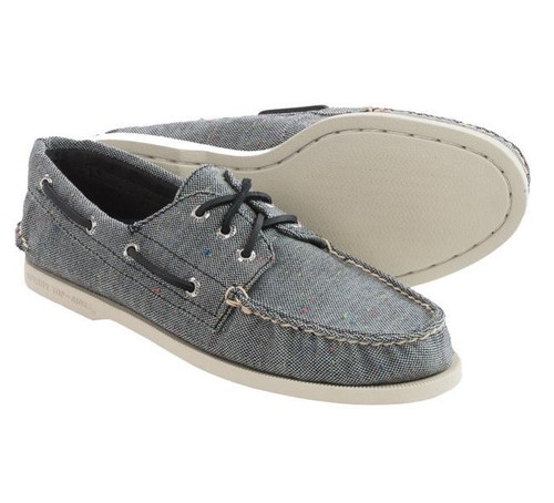 Sperry 12094 para hombre A/O 3-Eye Mancha De Lona Zapatos Náuticos 8.5 m  (D) | eBay