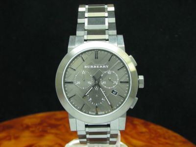 Burberry The City Edelstahl Chronograph Herrenuhr / Ref BU9354