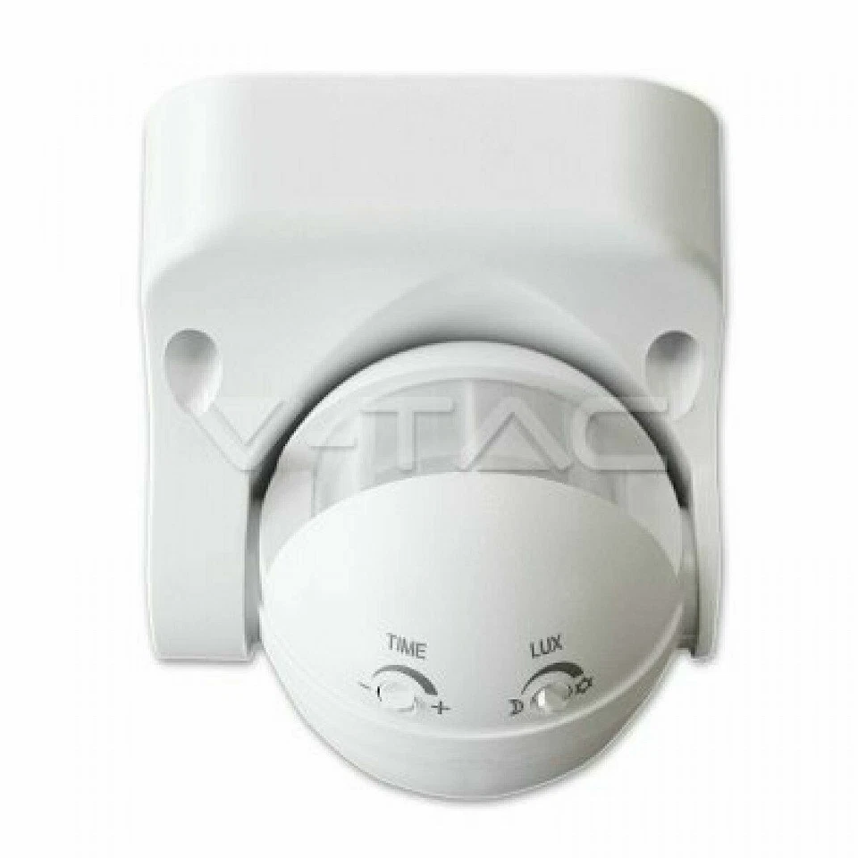 SENSORE AD INFRAROSSI DI MOVIMENTO ANGOLAZIONE 180° LAMPADINE V-TAC VT-8003-W - Immagine 3 di 3