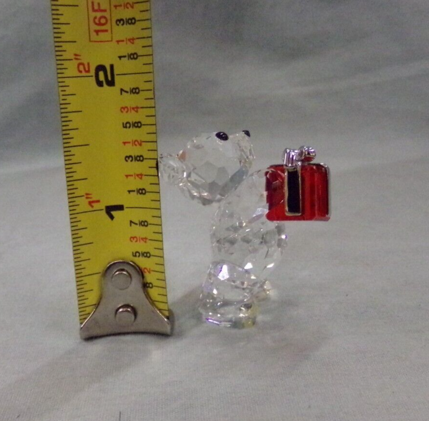 Swarovski Crystal Kris Bear A Gift For You With Red Present in