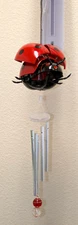 Exhart 7" Lady Bug WindyWings Wind Chime