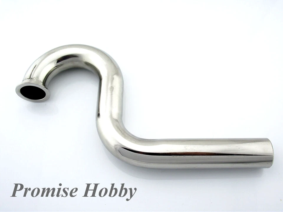 Stainless Steel Wrap to Center Header & Flange  for Zenoah Marine Engine RC Boat - Image 2 of 4