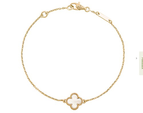 Van Cleef & Arpels - Sweet Alhambra bracelet 18k Yellow Gold + Mother-of-Pearl