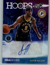 2019-20 Hoops Premium Stock Hoops Ink #18 Justin Holiday (ref 147236)