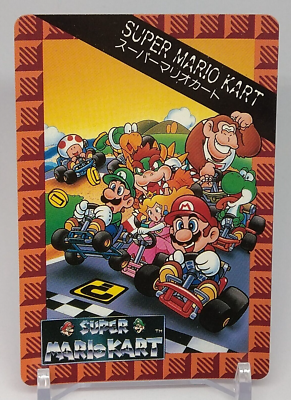 Super Mario Kart Trading Card No.24 Banpresto Nintendo Japanese