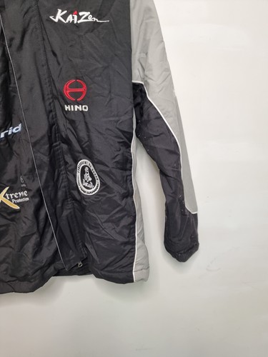 vintage racing jacket black size small cars toyota 90s y2k - Picture 4 of 11