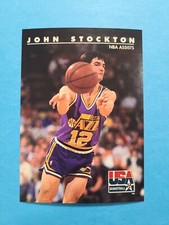 JOHN STOCKTON 1992 SKYBOX TEAM USA BASKETBALL CARD # 90 E9060