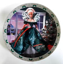 VTG Barbie Happy Holidays Plate Limited Edition 1995 Enesco Mint In Original Box