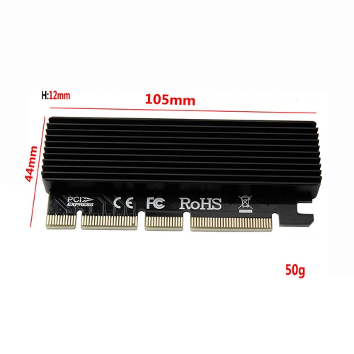 M.2 PCIe NVMe SSD to PCI-E Express 3.0 X4 X8 X16 Adapter Card Full Speed 2280 - Picture 1 of 10