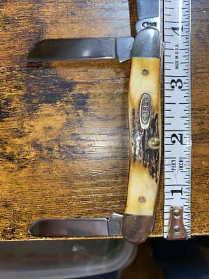 切手95 Case XX USA 5 Dot 1995 3 1/2” Stag Handled Stockman-5318 SS | eBay