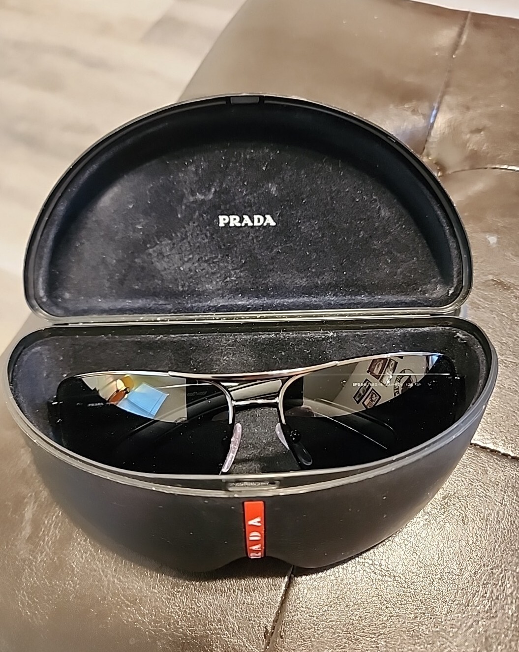 *Never Been Worn*Prada Sport PS54IS Sunglasses Matte Black/Black Rubber