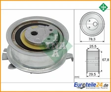 Tensioner Pulley, Timing Belt INA 531082510 for VW Passat Amarok CC