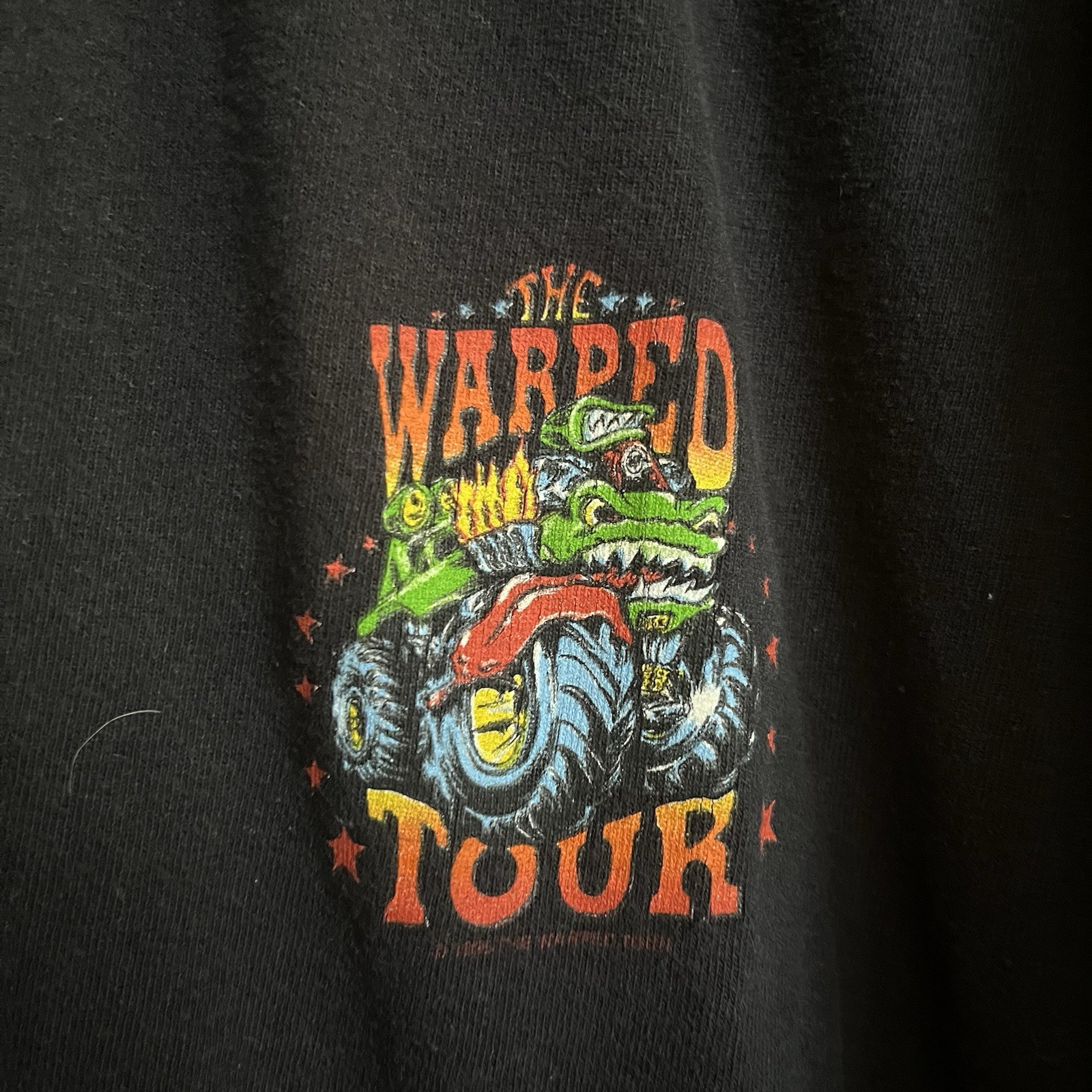 1995 Vintage Vans Warped Tour T-Shirt Men's XL L7 Sub… - Gem