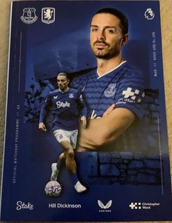 EVERTON V ASTON VILLA PROGRAMME 13TH SEPTEMBER 2025