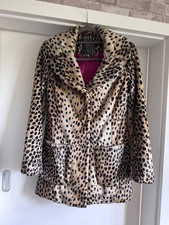 Kurzmantel Guess Kunstfell Leopard Gr. S - Hingucker -
