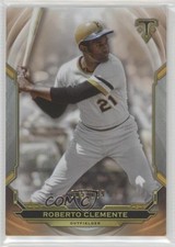 2019 Topps Triple Threads Amber 5/199 Roberto Clemente #52 HOF 7ba