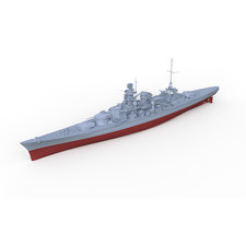 MRY-SFW 1/700 German Scharnhorst 1943 Full Hull