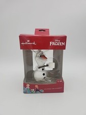 Hallmark Ornament Disney Frozen 4" Olaf Holding Cup Damaged Box
